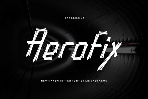 Aerofix: A Unique Display Font for Modern Creators