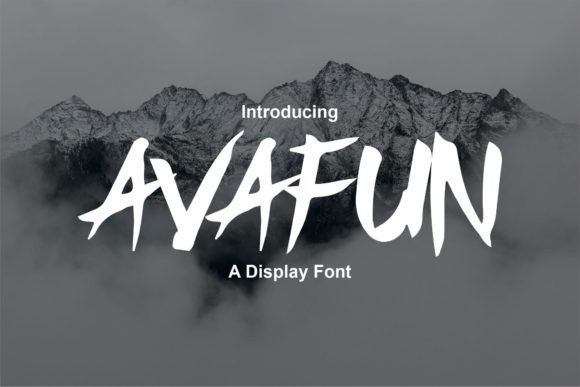 Avafun: A Bold Display Font for Modern Designs