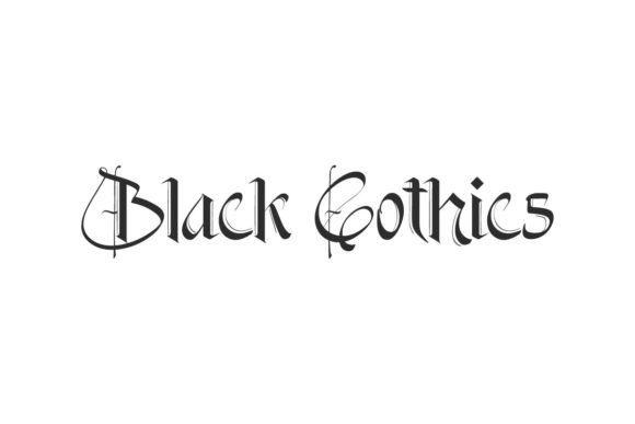 Black Gothics: Elevate Your Designs with a Modern Gothic Font
