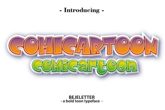 Comicartoon: A Playful Display Font for Whimsical Designs