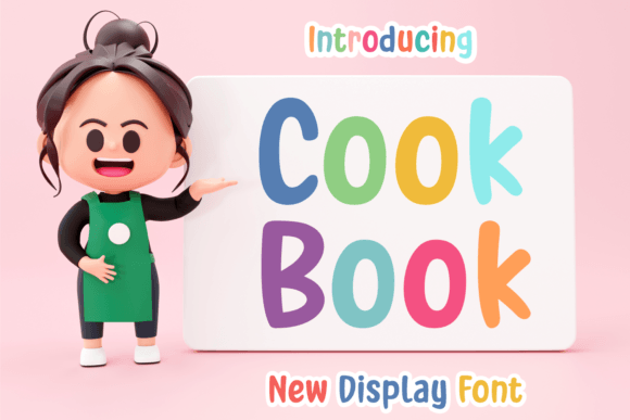 Cook Book: A Sweet and Friendly Display Typeface