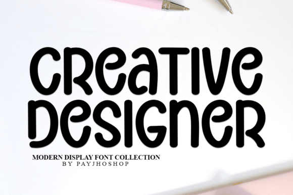 Creative Designer: A Modern Display Font for Every Project