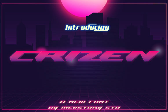 Crizen: The Bold Display Font for Dynamic Designs