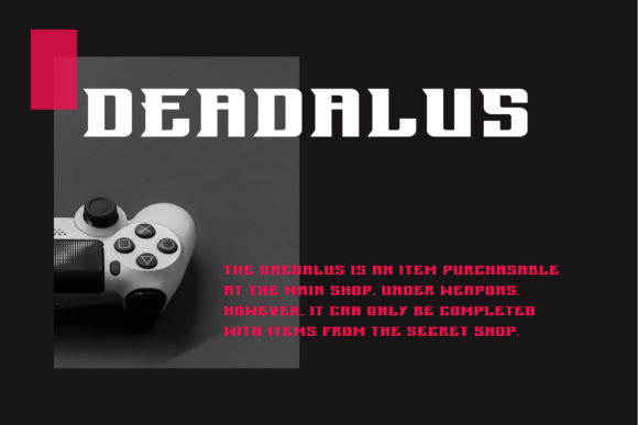 Discover Deadalus: A Display Font for Unforgettable Designs