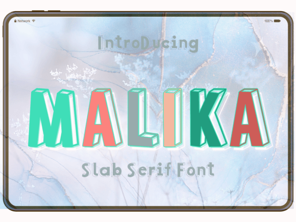 Discover Malika: A Quirky Display Font for Creative Projects