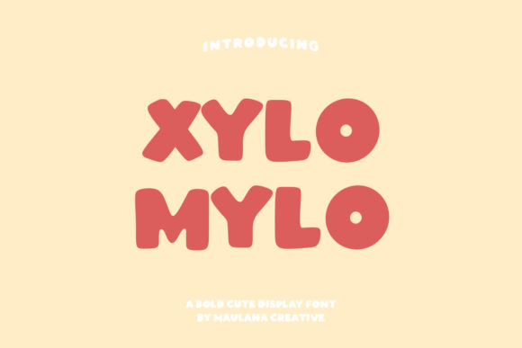 Discover Xylomylo: A Charming Display Font for Creative Projects