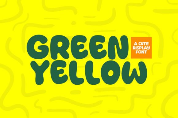 Green Yellow: A Modern Font for Creative Designs