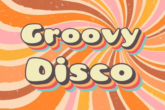Groovy Disco: A Fun and Bouncy Display Typeface