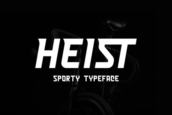Heist: A Bold, Sporty Display Font for Dynamic Designs