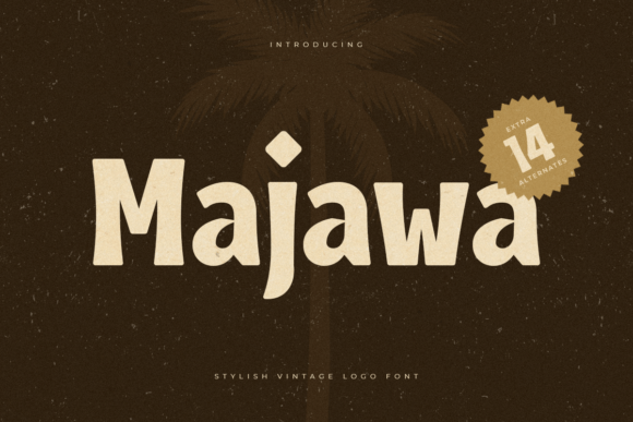 Majawa: A Retro Font for Vibrant Design Projects