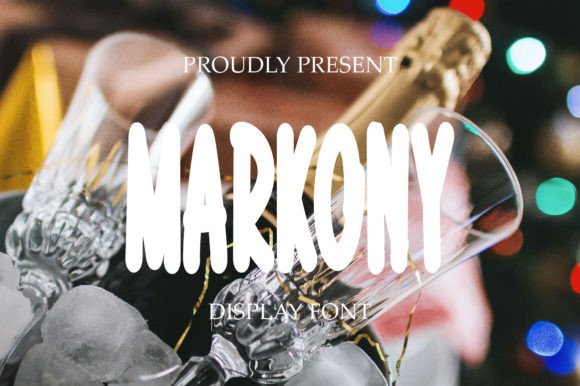 Markony: A Playful Display Font for Modern Designs