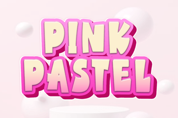 Pink Pastel: A Sweet and Friendly Display Font