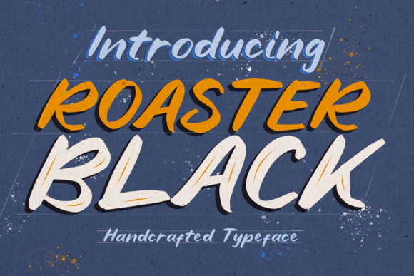Roaster Black: A Bold Display Typeface for Modern Design