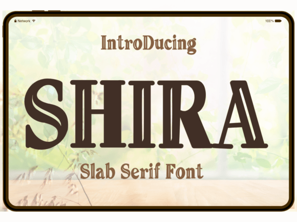 Shira: The Cool and Bold Display Font for Modern Designs