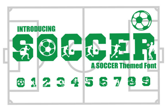 Soccer: A Playful Display Font for Energetic Designs