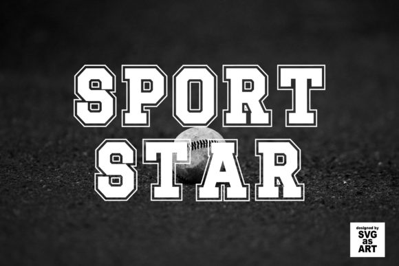 Sport Star: A Bold Display Font for Athletic Designs