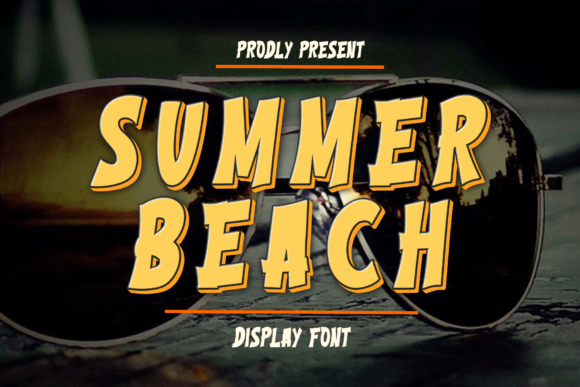 Summer Beach: A Sweet & Friendly Display Font for Creative Designs